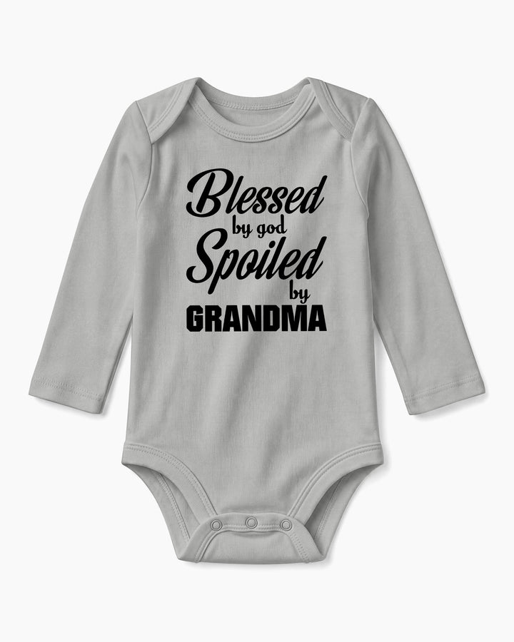 Blessed By God, Spoiled By Grandma Bamboo Bodysuit