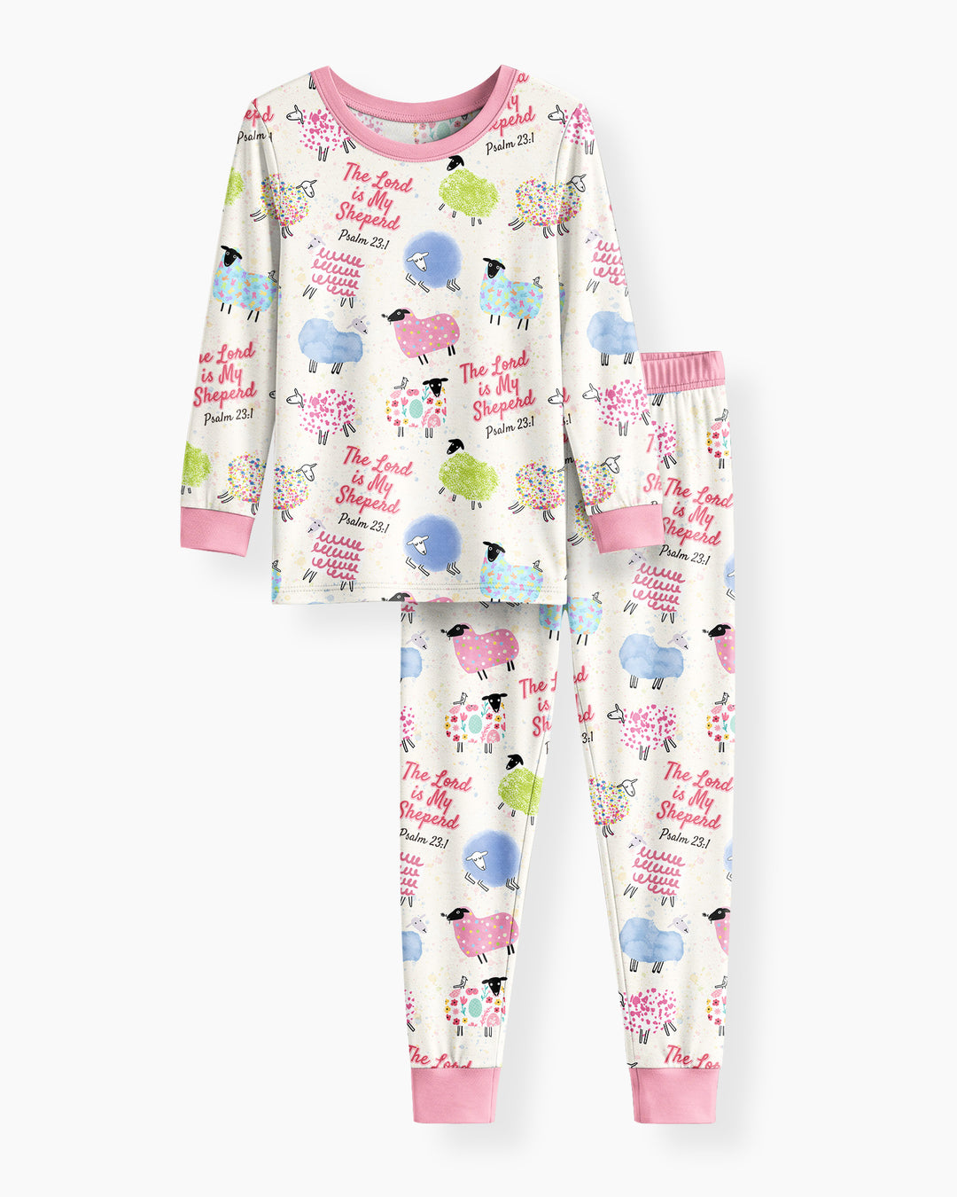 Template Bamboo Two Piece Long Sleeve Pyjamas Set