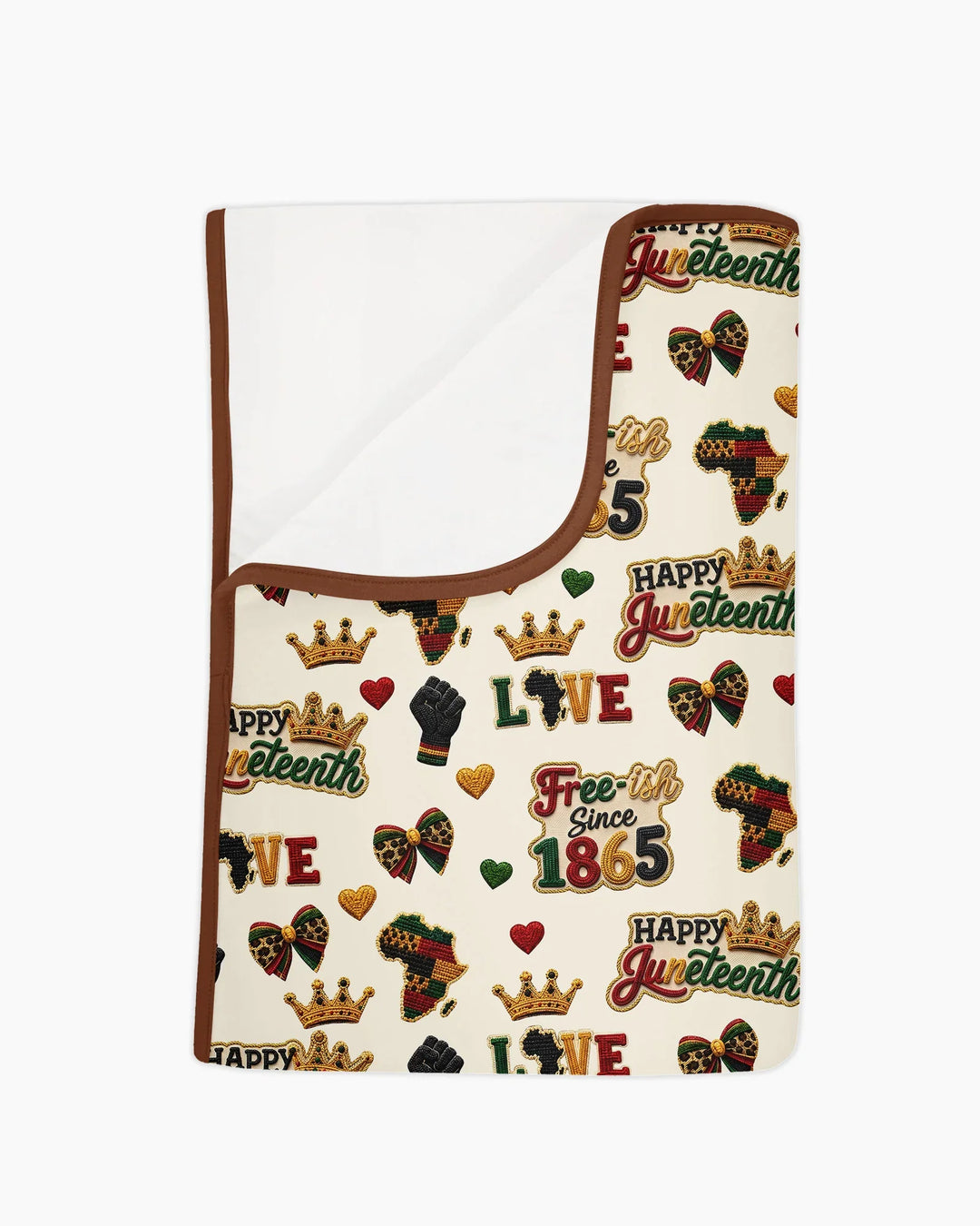 Juneteenth Free-ish Since 1865 Bamboo Blanket