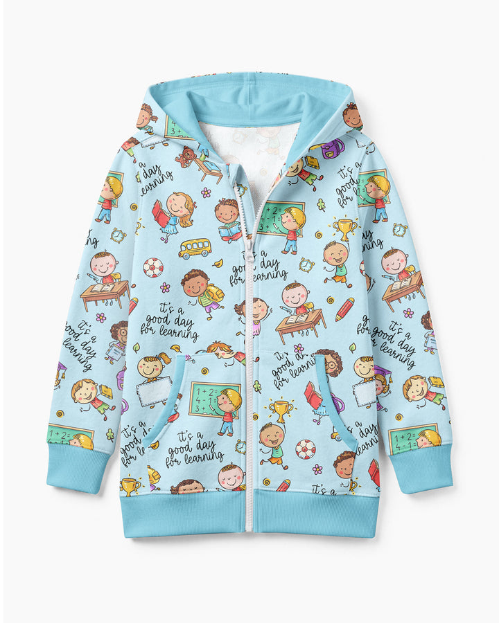 Little Learners Adventure Bamboo Zip Hoodie