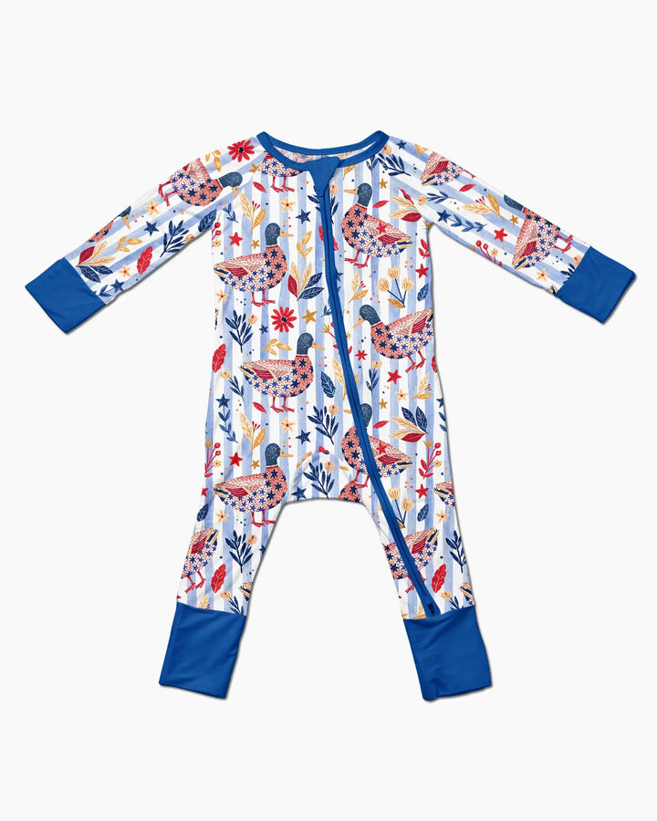 Patriotic Mallard Duck Bamboo Convertible Zippy