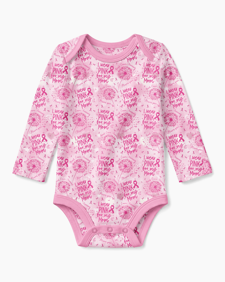 I Wear Pink For My Mom Bamboo Bodysuit