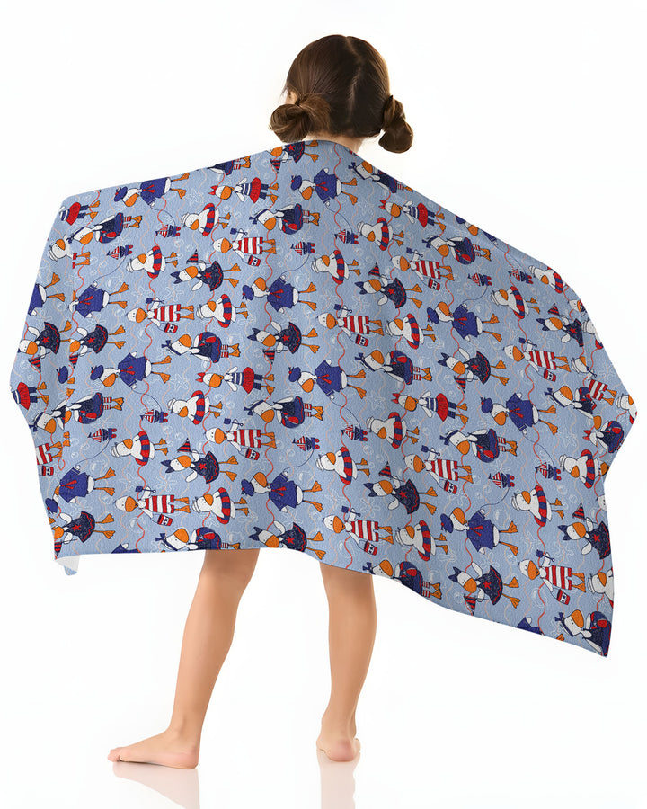 Freedom Floaties Family Matching Bamboo Beach Towel