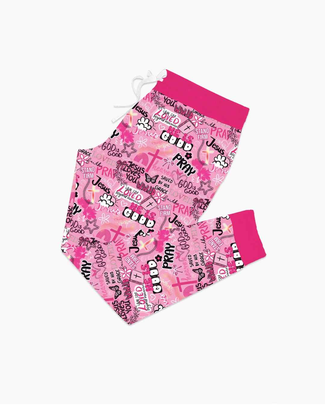 Pink Faith & Grace  Bamboo Women Pajama Set