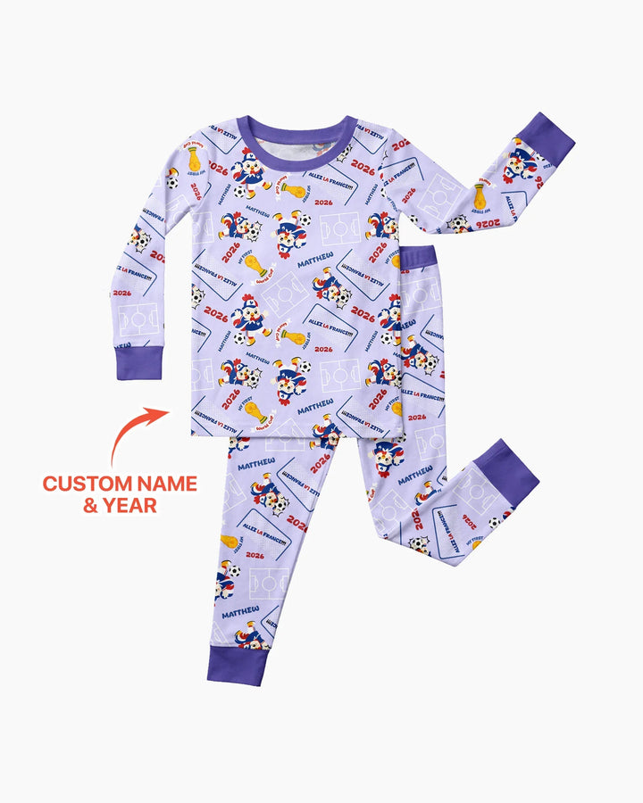 My First World Cup Bamboo Two Piece Long Sleeve Pajama Set