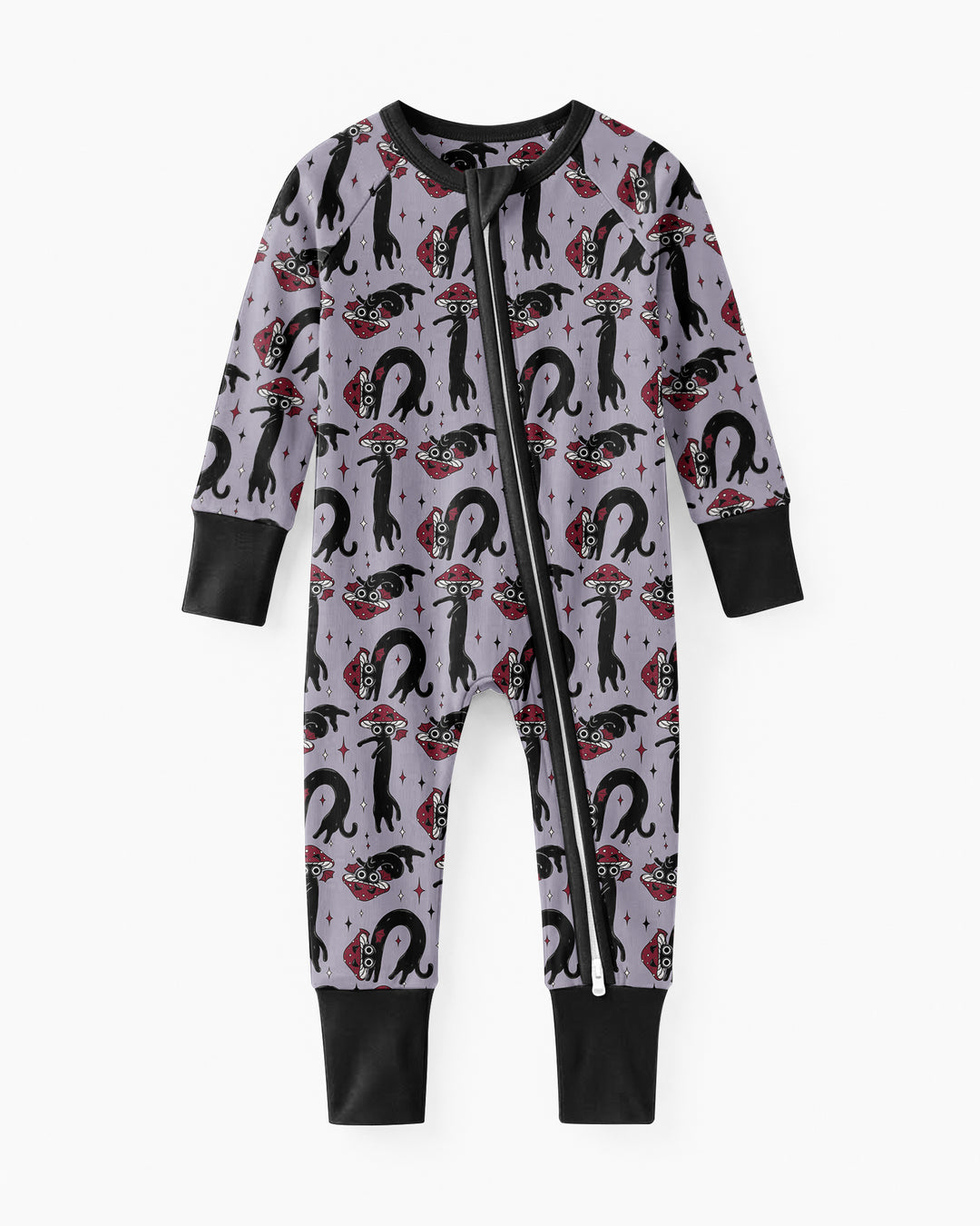 Mushroom Cat Mischief Bamboo Convertible Zippy
