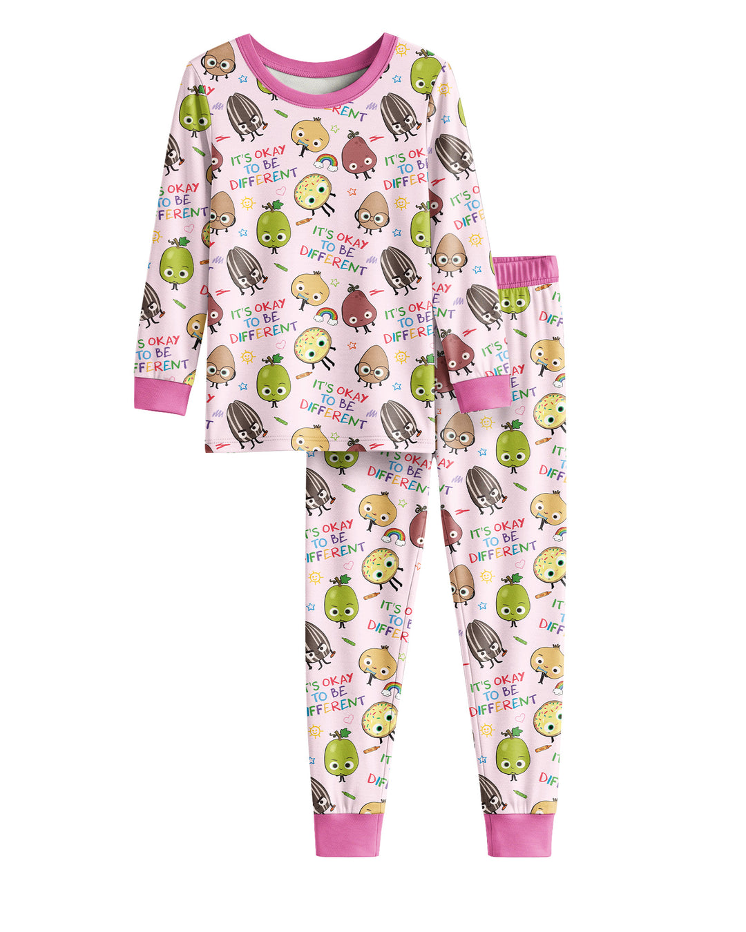 Nutty Little Friends Bamboo Two Piece Long Sleeve Pajama Set
