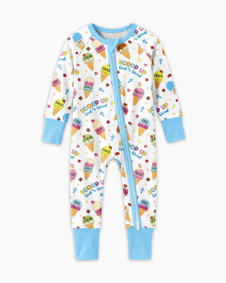 Ice Cream Summer Christian Bamboo Convertible Zippy