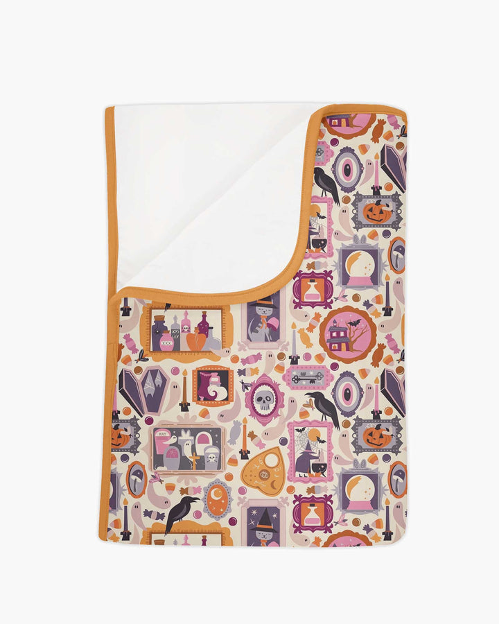 Spooky Portraits Bamboo Blanket