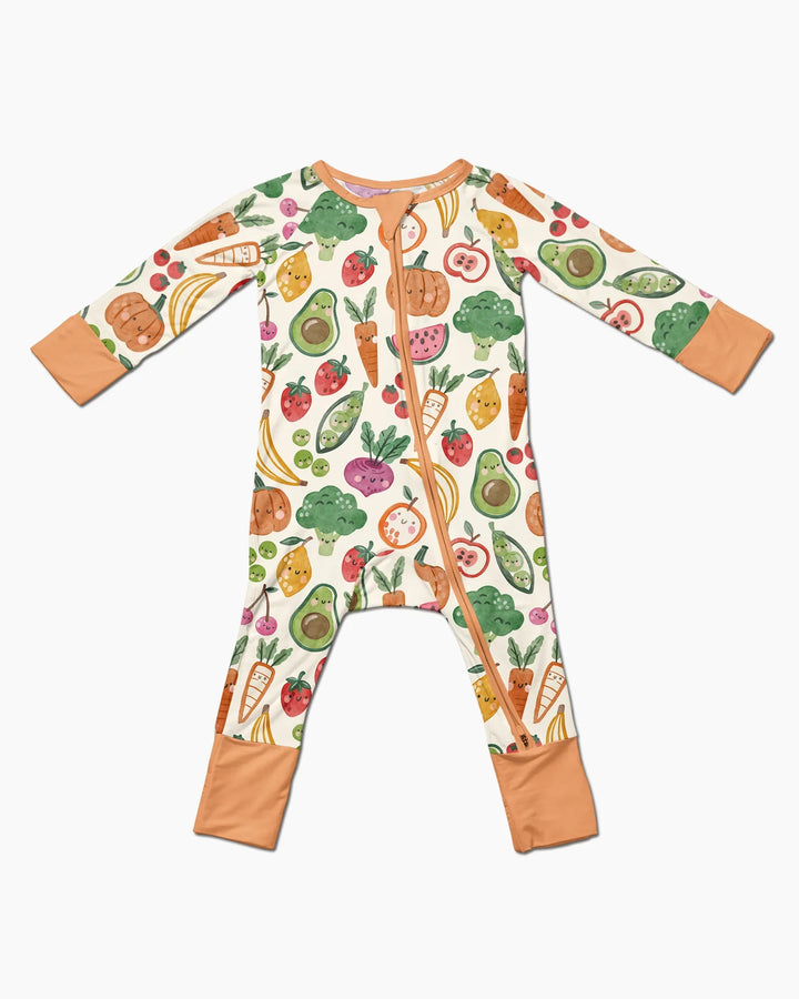 Veggie Friends Family Matching Bamboo Convertible Zippy