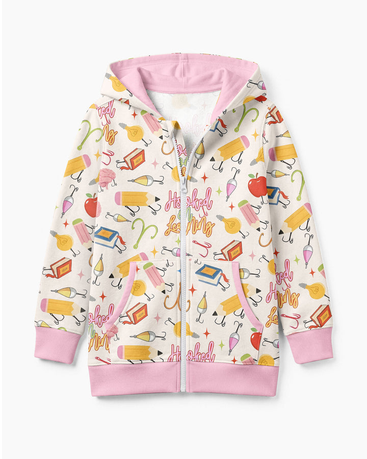 Hooked on Learning Bamboo Zip Hoodie