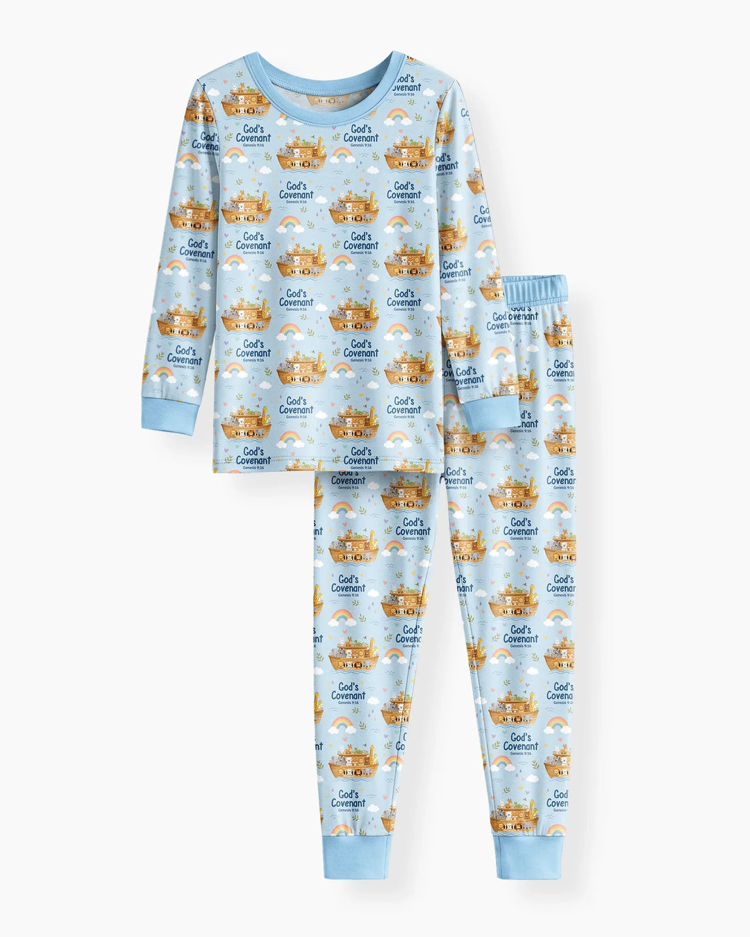 Template Bamboo Two Piece Long Sleeve Pyjamas Set
