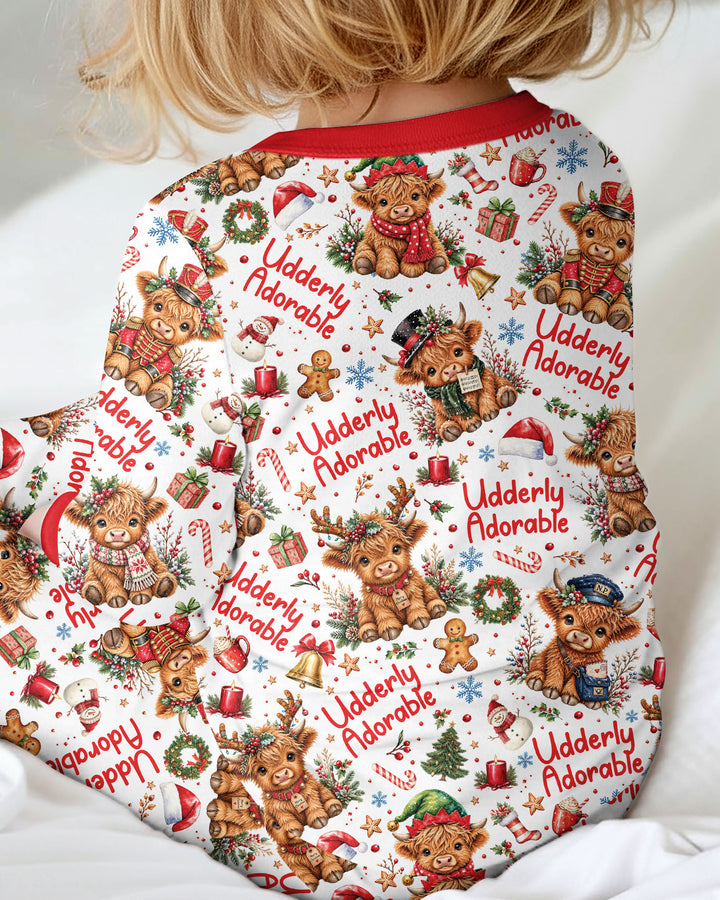 Udderly Adorable Bamboo Two Piece Long Sleeve Pajama Set