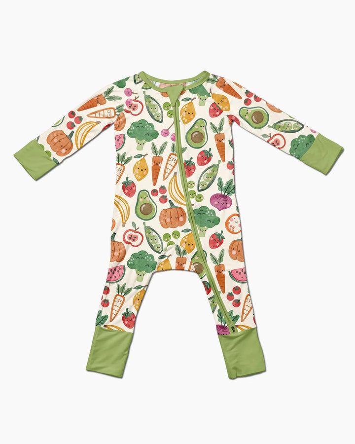 Veggie Friends Family Matching Bamboo Convertible Zippy