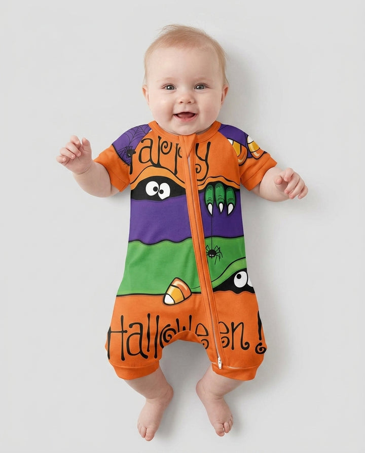 Happy Halloween Bamboo Shorty Zippy