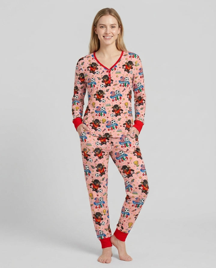 We Are The Champions Soccer Cup 2026 Bamboo Women Pajama Set