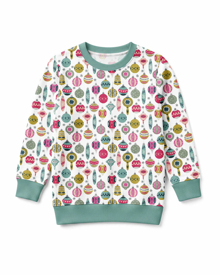 Tiny Christmas Ornaments Bamboo Crewneck Sweatshirt