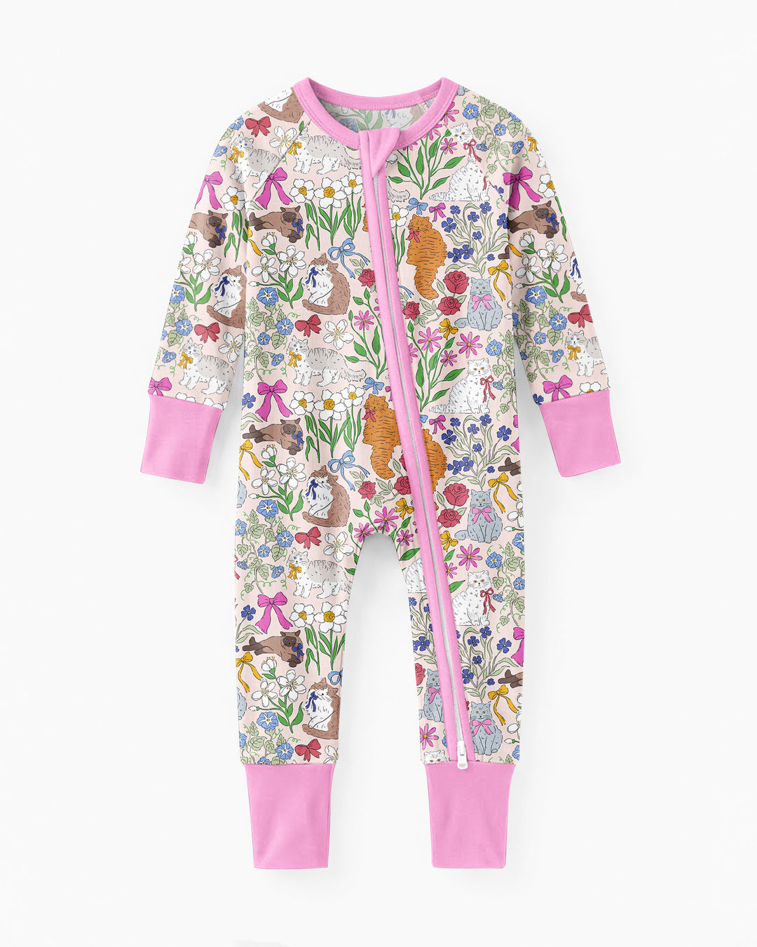 The Garden Cattery Mommy & Me Matching Bamboo Convertible Zippy