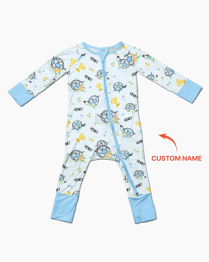 Custom Name Soccer Dad Team Matching Bamboo Convertible Zippy