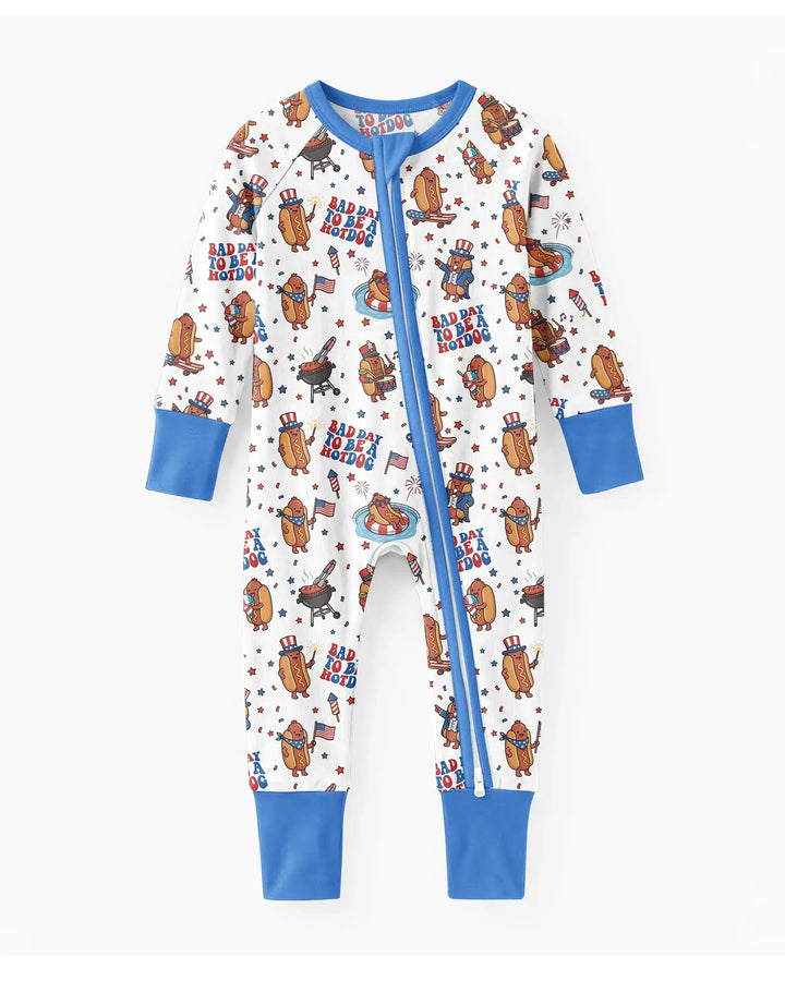 Hot Dog Patriotic Bamboo Convertible Zippy