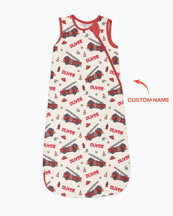 Custom Name Future Firefighters Bamboo Sleep Bag