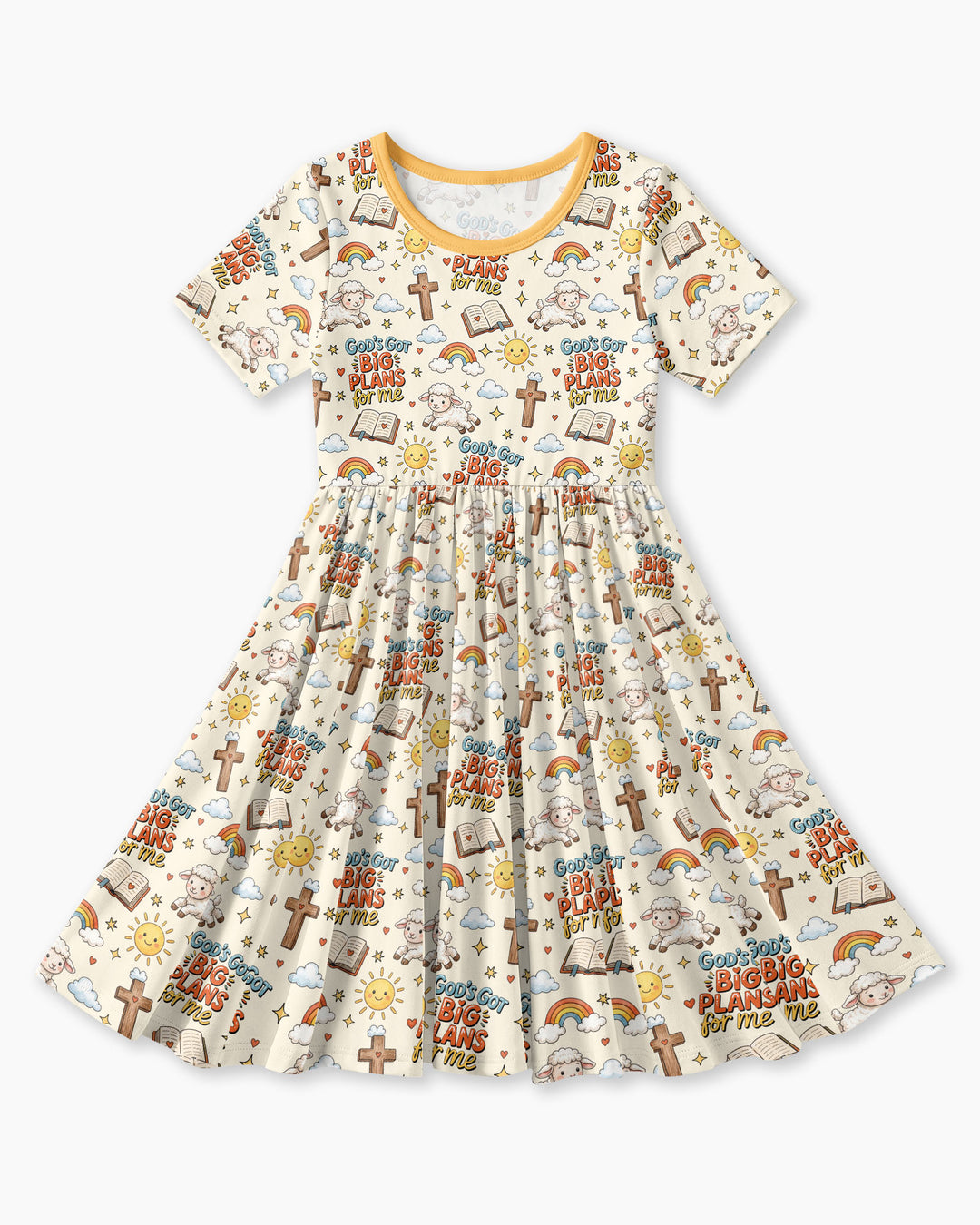 God's Got Big Plans For Me Bamboo Twirl Dress