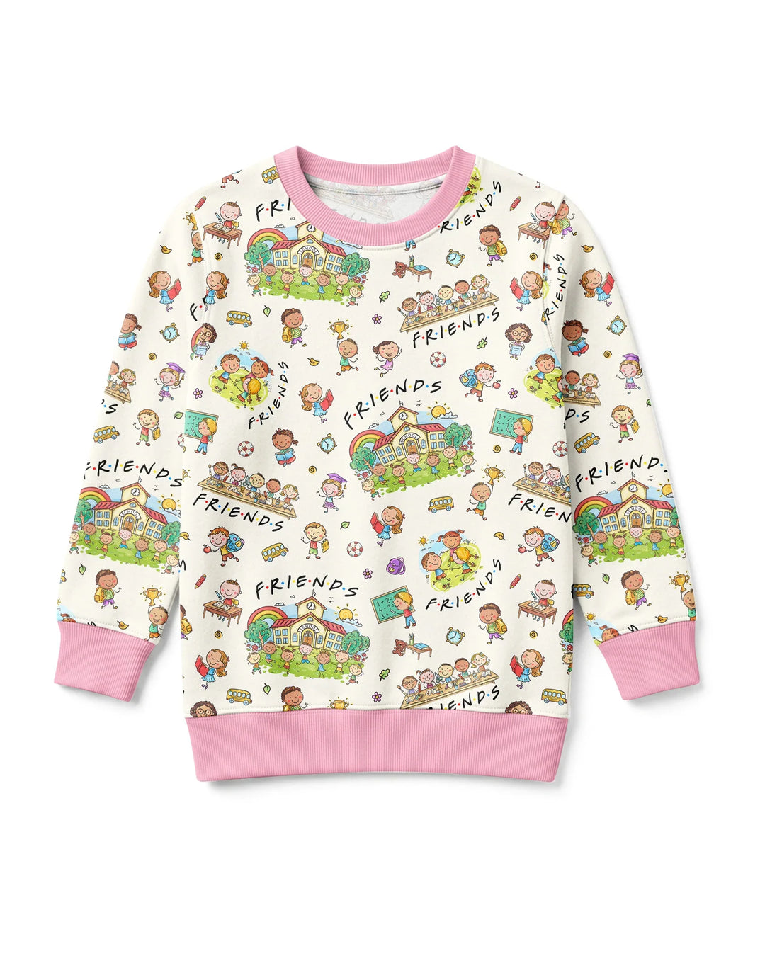 School Friends Forever Bamboo Crewneck Sweatshirt