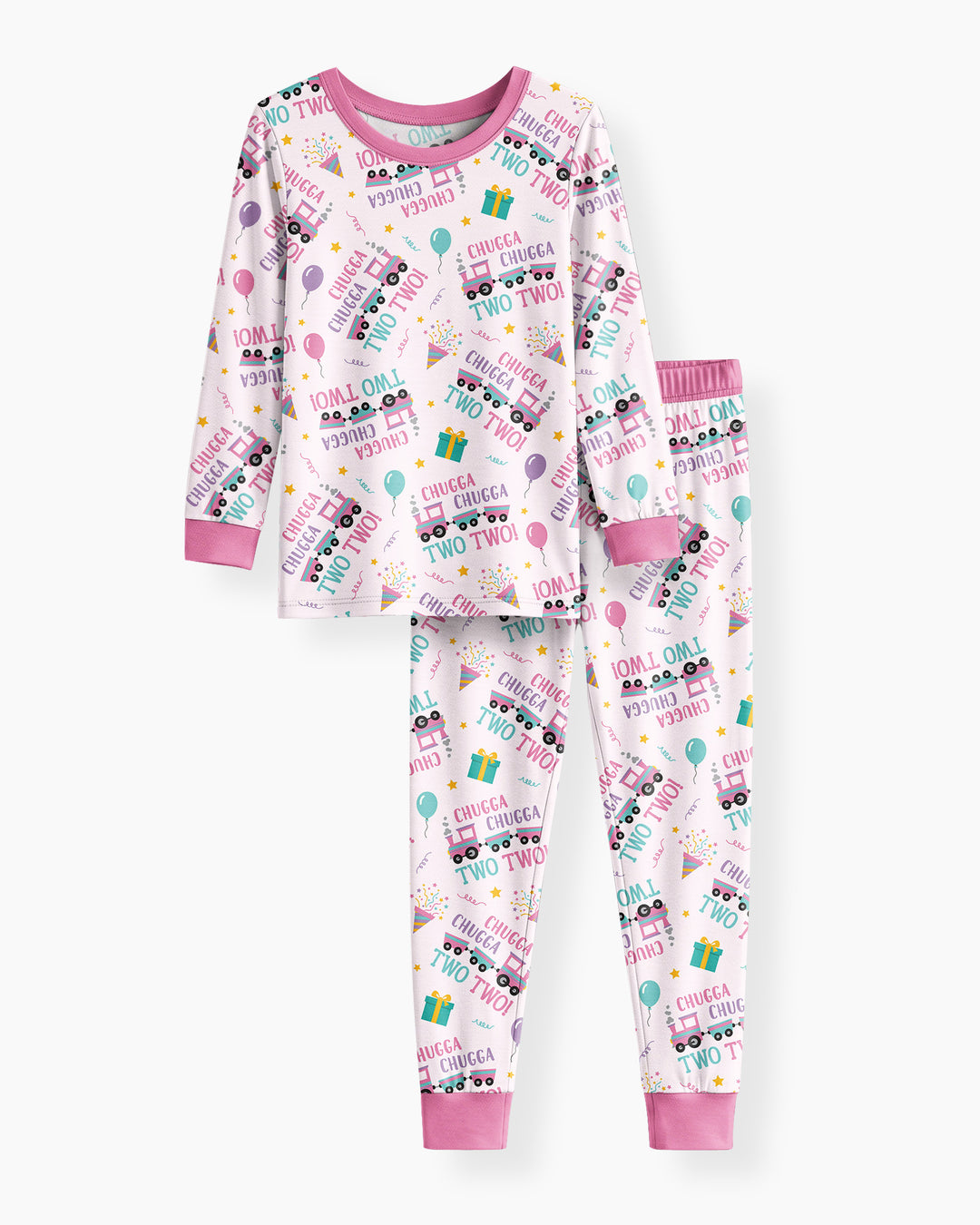 Chugga Chugga Two Bamboo Two Piece Long Sleeve Pajama Set