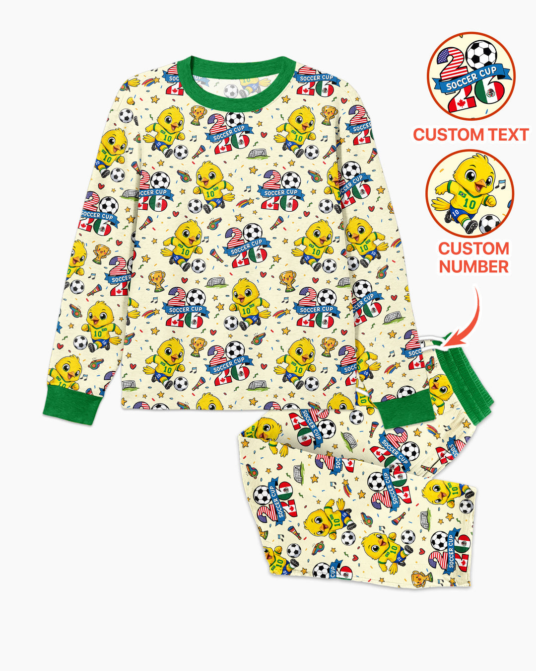 We Are The Champions Soccer Cup 2026 Bamboo Men's Pajama Set