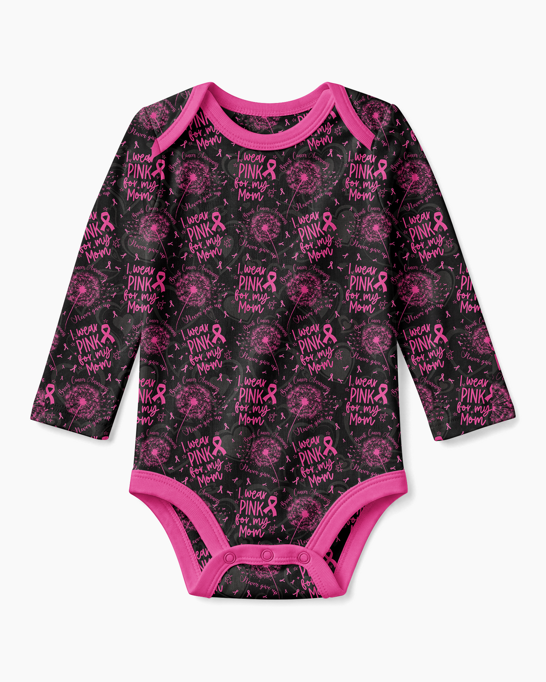 I Wear Pink For My Mom Bamboo Bodysuit