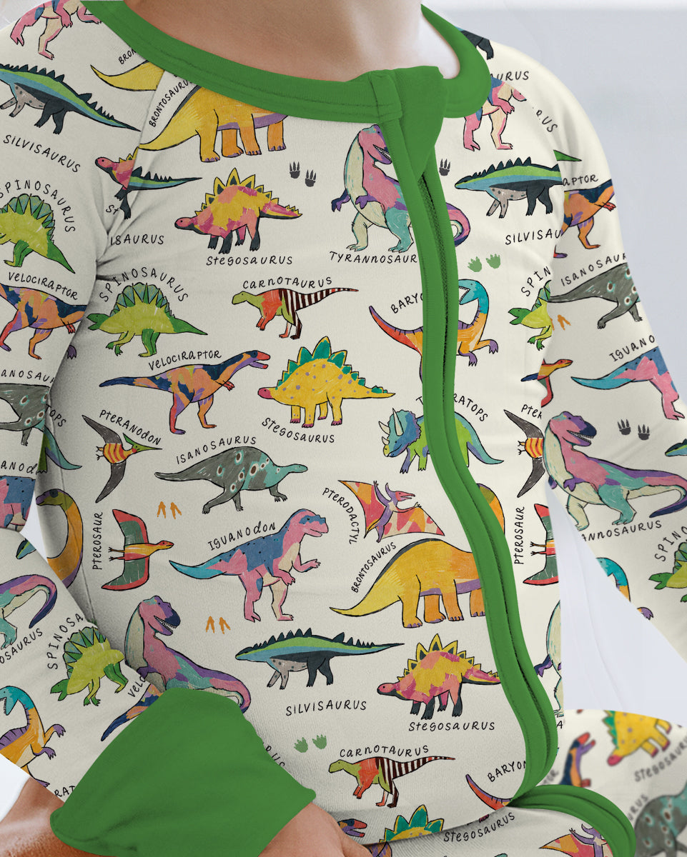 Little Dino World Bamboo Convertible Zippy