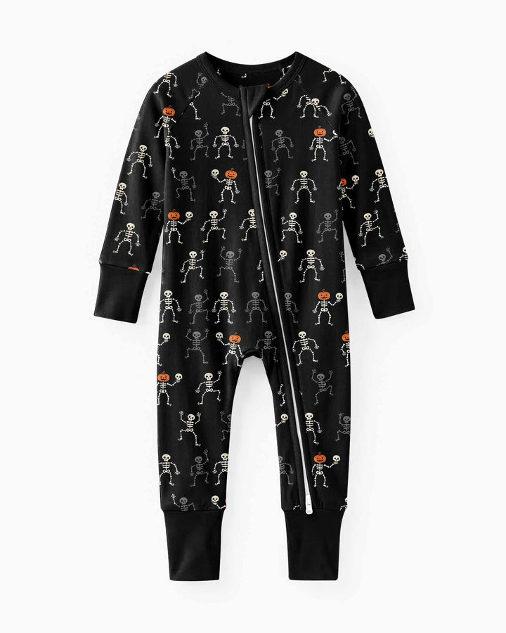 Halloween Dancing Skeleton Bamboo Convertible Zippy
