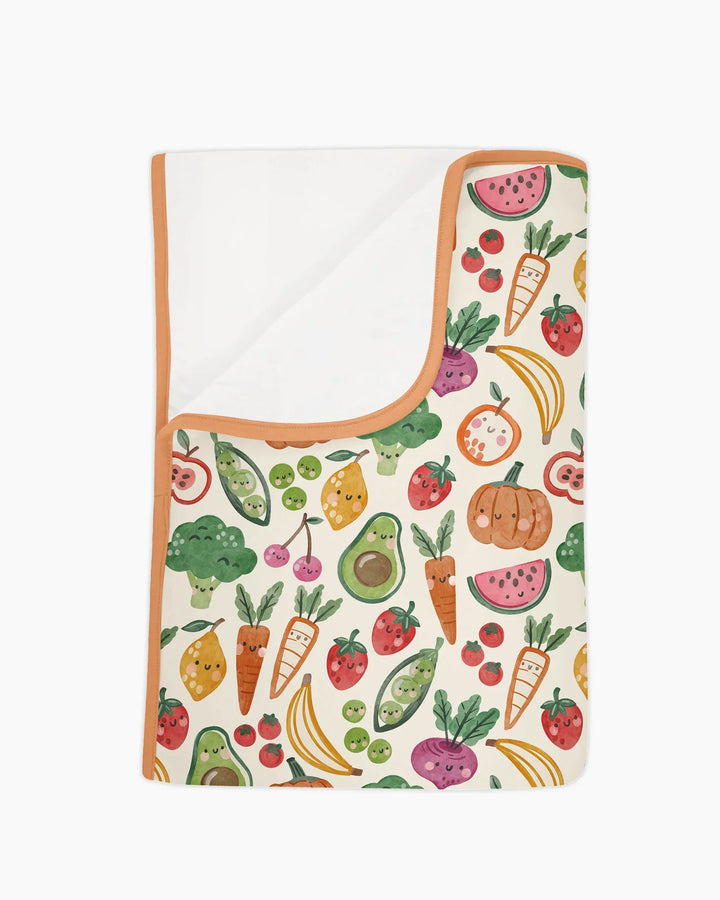 Veggie Friends Family Matching Bamboo Blanket