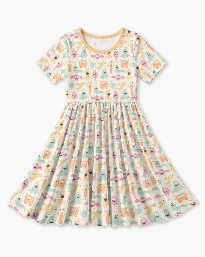 Monster Boo Bash Bamboo Twirl Dress