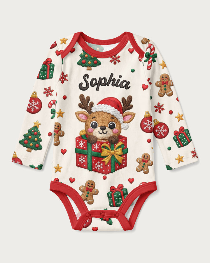 Little Reindeer Surprise Bamboo Bodysuit