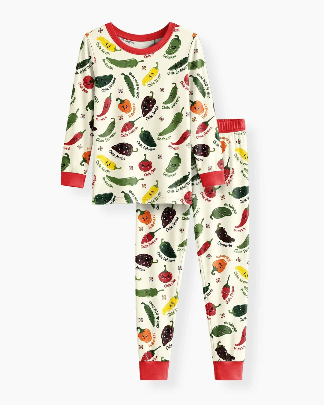 Template Bamboo Two Piece Long Sleeve Pyjamas Set