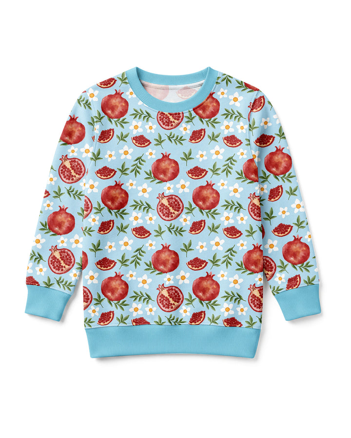 Pomegranate Garden Joy Family Matching Bamboo Crewneck Sweatshirt