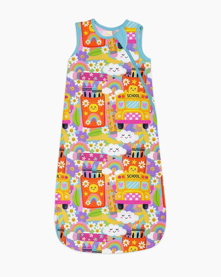 Retro Happy Classroom Bamboo Sleep Bag