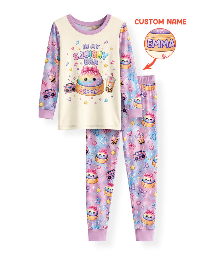 In My Squishy Era Baby Bamboo Two Piece Long Sleeve Pajama Set