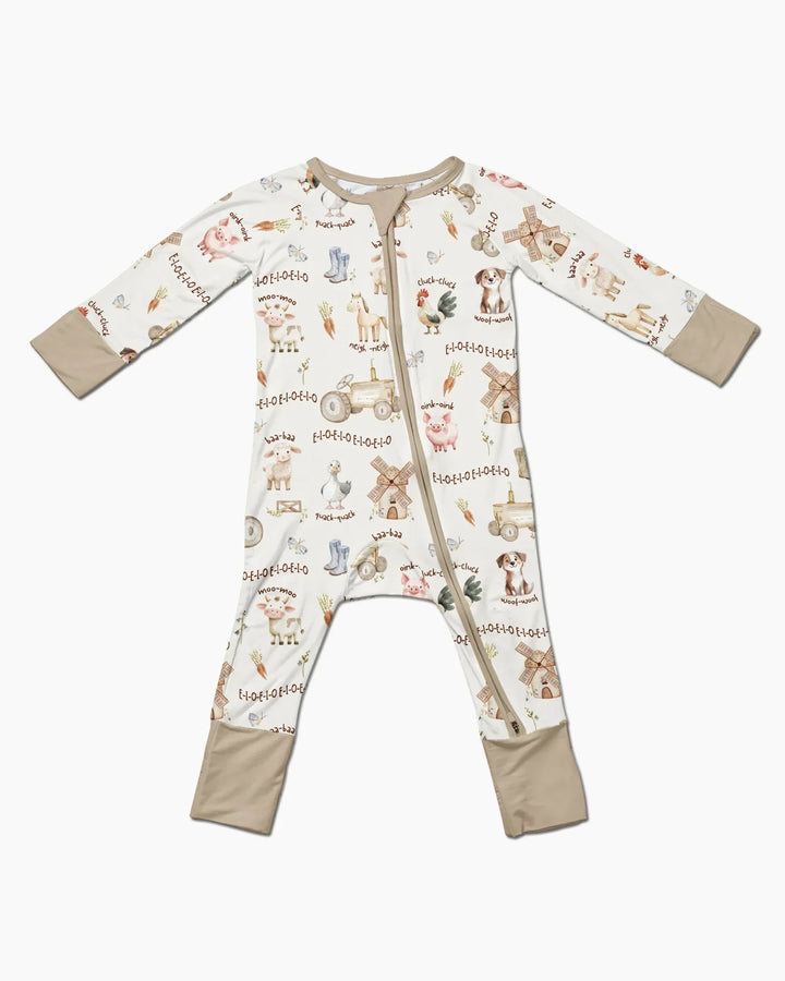 Old McDonald Farm Family Matching Bamboo Convertible Zippy