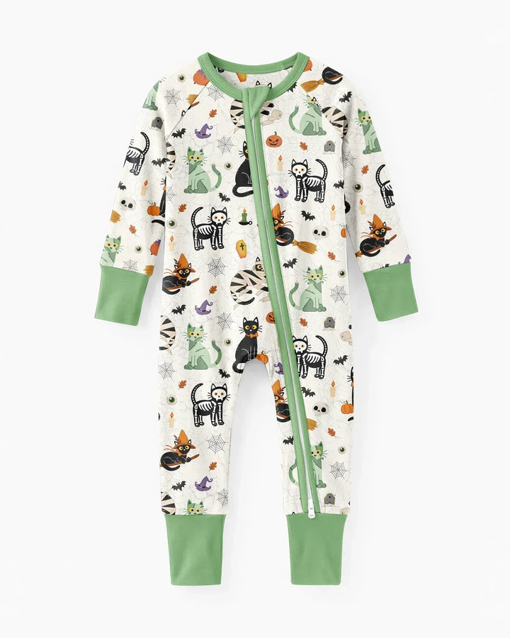 Spooky Cat Squad Bamboo Convertible Zippy
