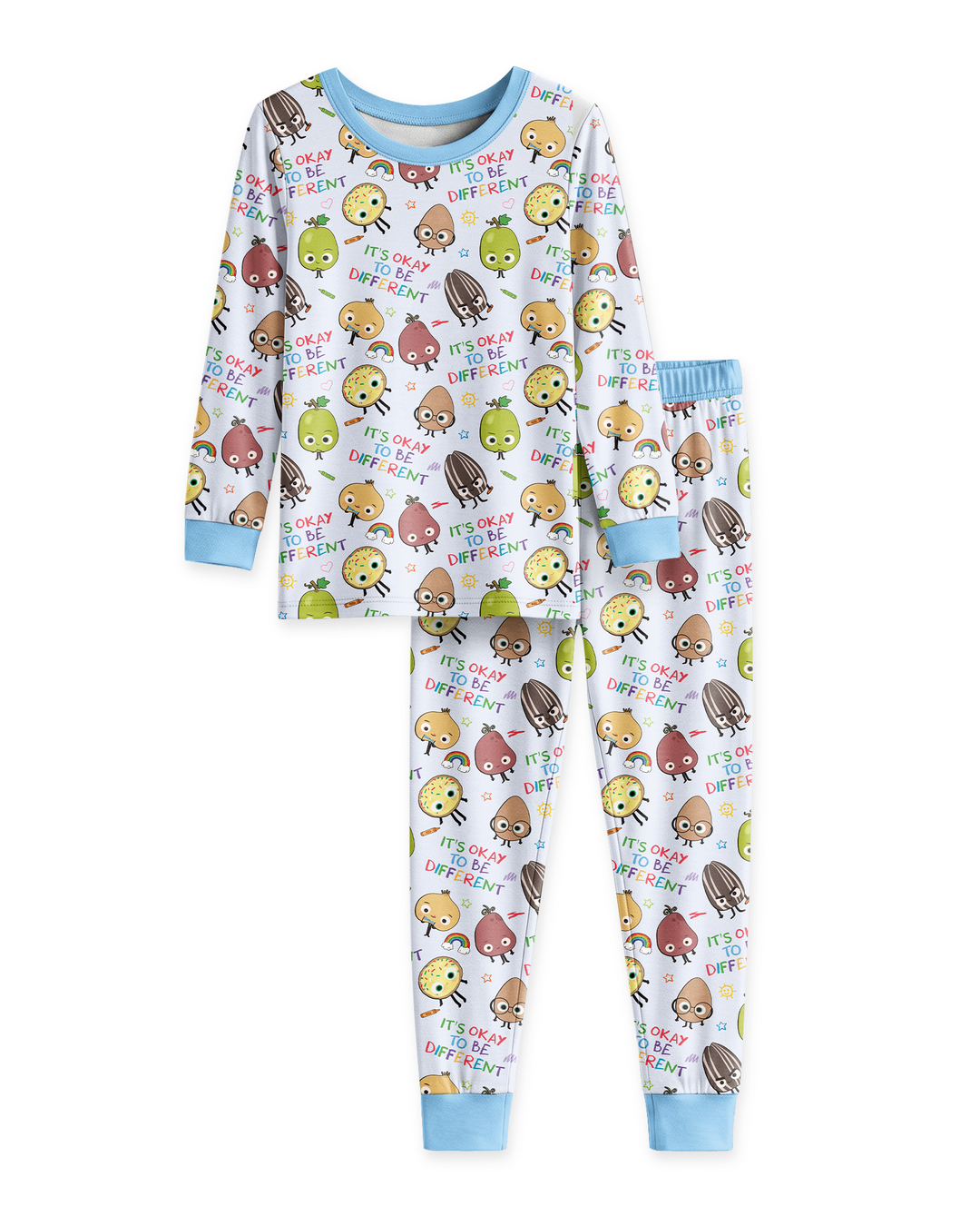 Nutty Little Friends Bamboo Two Piece Long Sleeve Pajama Set