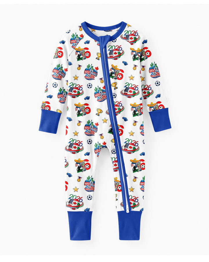World Soccer North America 2026 Family Matching Bamboo Convertible Zippy