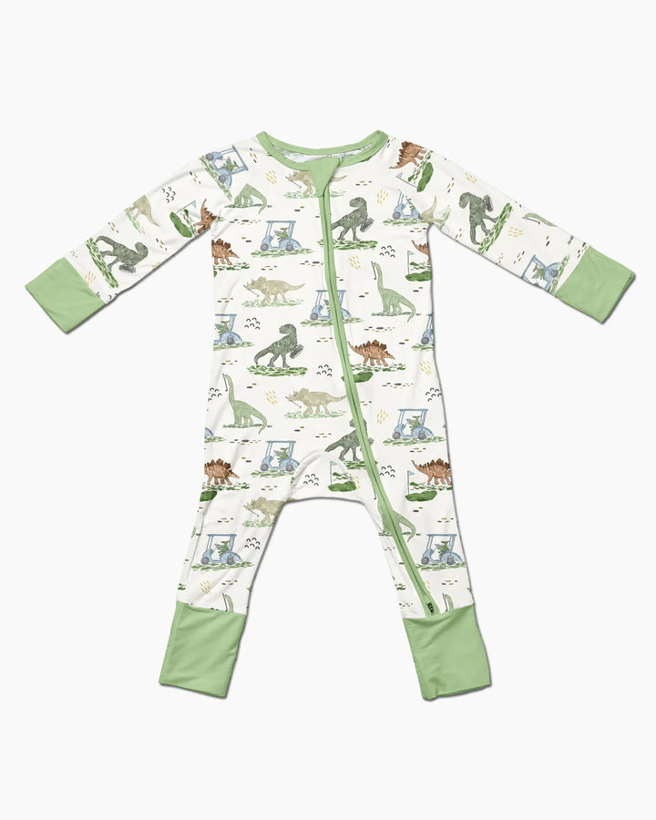 Dinos On The Green Daddy & Me Matching Bamboo Convertible Zippy