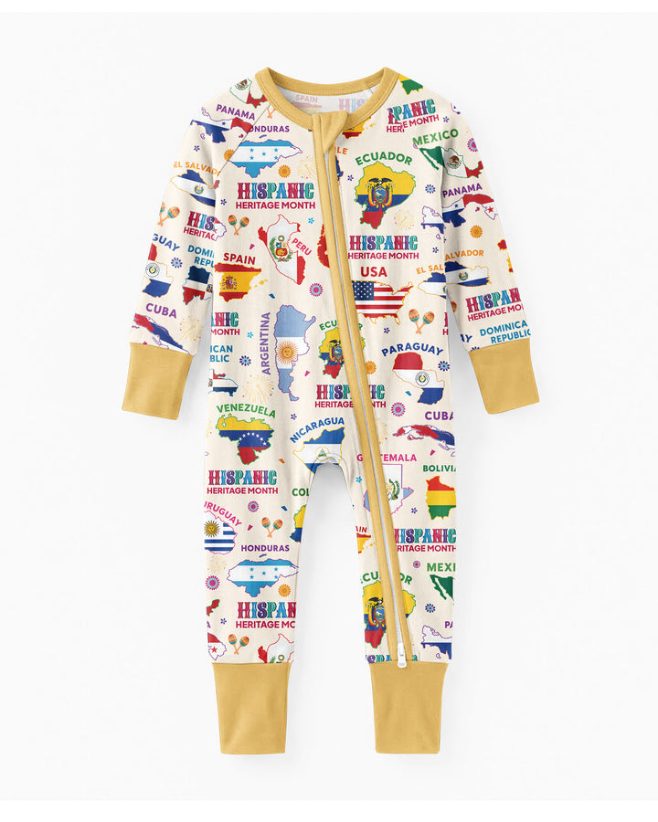 Hispanic Heritage Month Country Flags Bamboo Convertible Zippy