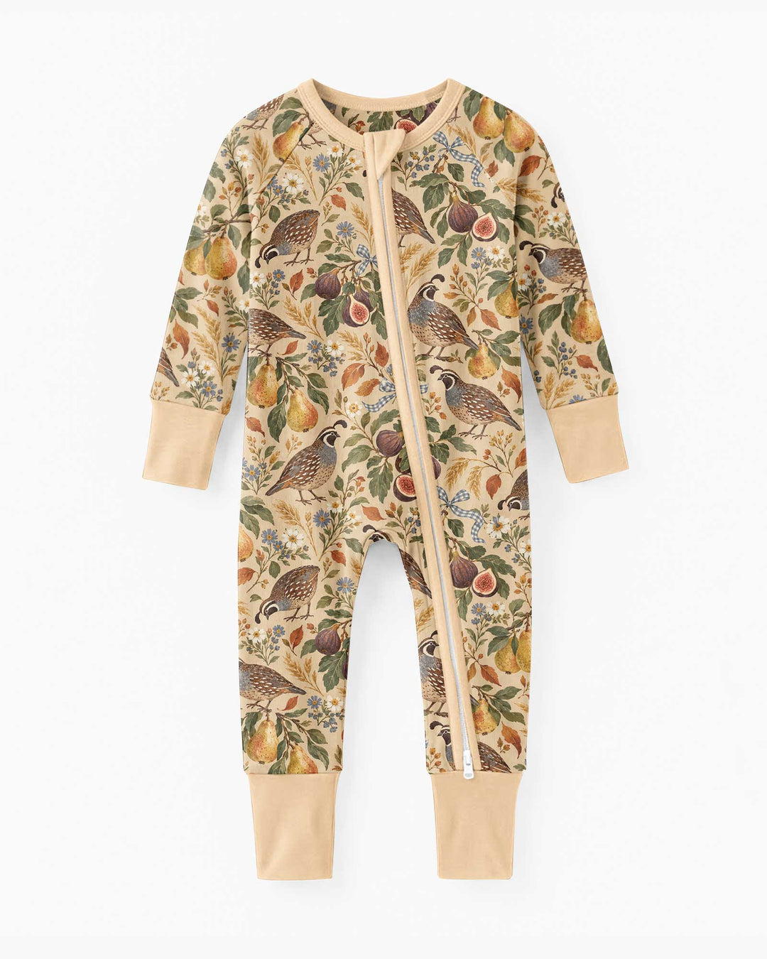 Quail & Pears Bamboo Convertible Zippy