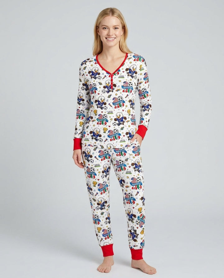 We Are The Champions Soccer Cup 2026 Bamboo Women Pajama Set