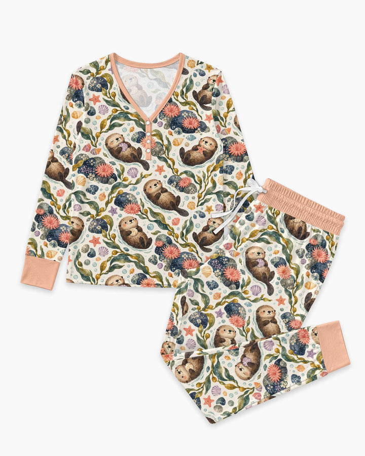 Otterly Dreamy Bamboo Women Pajama Set