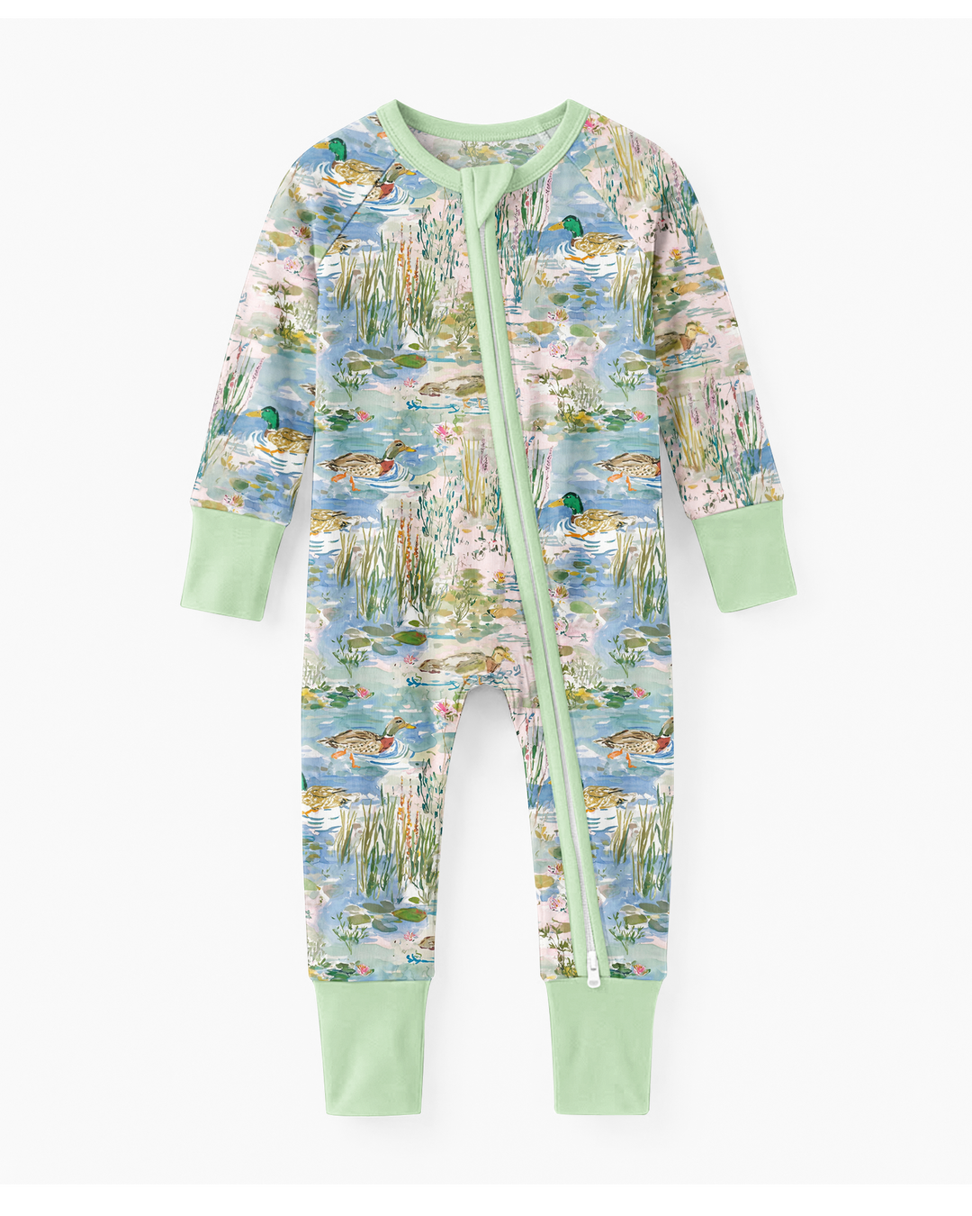 Watercolor Mallard Duck Bamboo Convertible Zippy