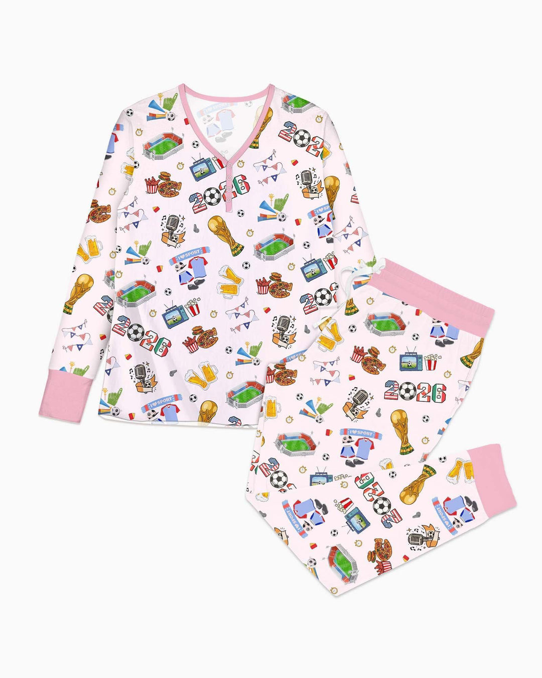 Dreaming of The Cup Bamboo Women Pajama Set